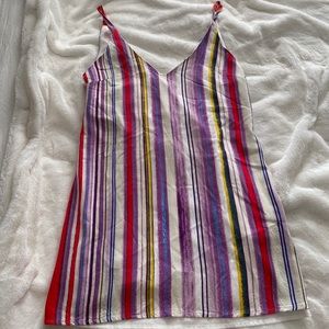 Striped spaghetti strapped dress